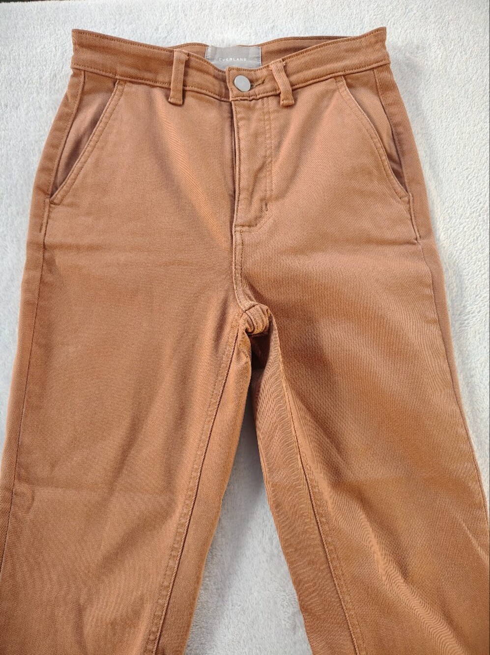 Everlane Women Corduroy Pants in Camel Brown